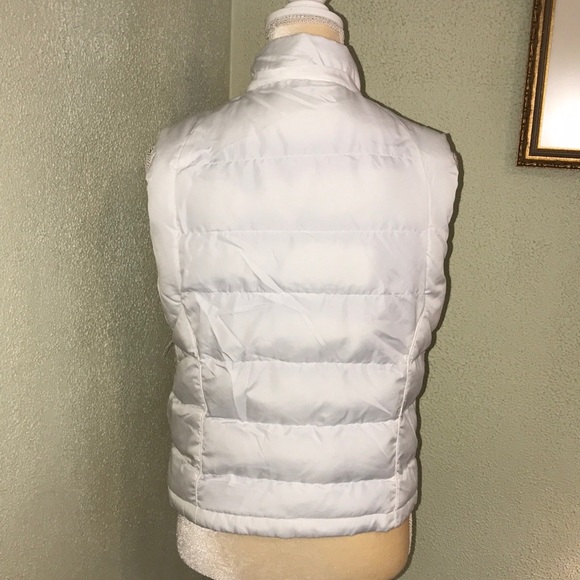 white polo puffer jacket